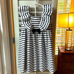 New with tags Janie and Jack blue and white sailor dress girls size 8